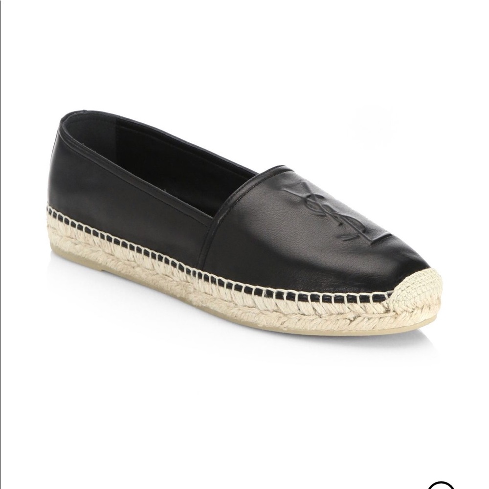 YSL Black espadrille